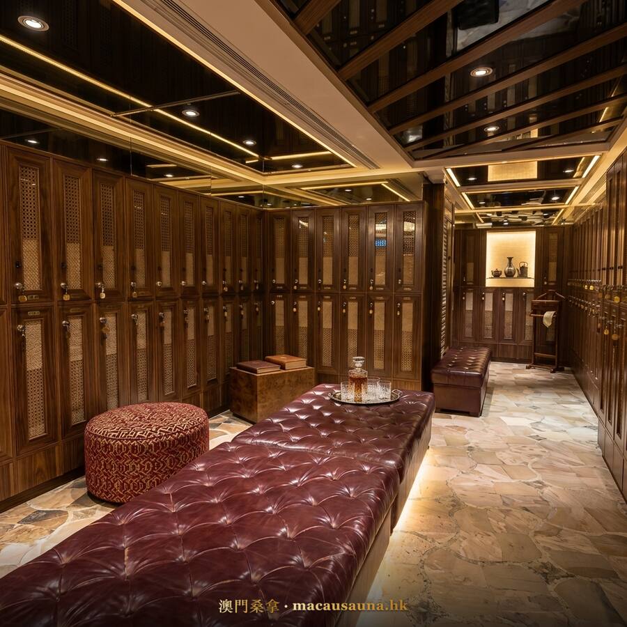 極品桑拿更衣區・場景示意圖