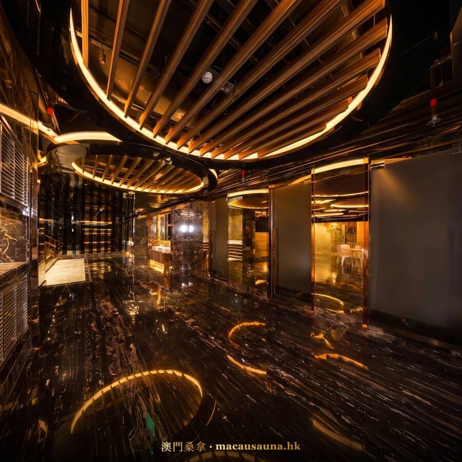 尊貴水療走廊一景・場景示意圖