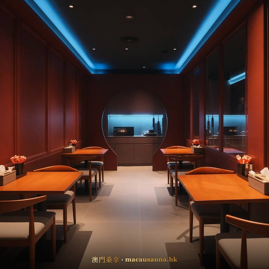 八湯御桑拿餐飲休息區・場景示意圖